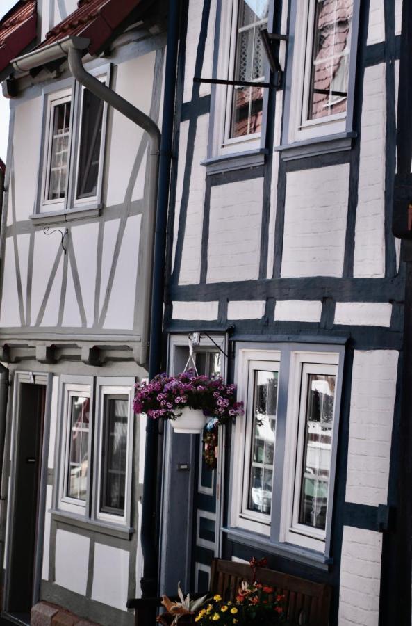Mittelalterliches Fachwerkhaus Am Diebesturm - Klimatisiert- 巴特索登-阿伦多夫 外观 照片