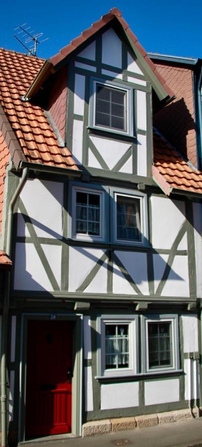 Mittelalterliches Fachwerkhaus Am Diebesturm - Klimatisiert- 巴特索登-阿伦多夫 外观 照片