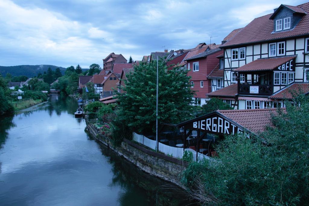 Mittelalterliches Fachwerkhaus Am Diebesturm - Klimatisiert- 巴特索登-阿伦多夫 外观 照片